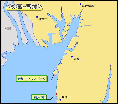 愛知県釣りマップ名古屋近郊　釣り場サイトFISH&MAPS