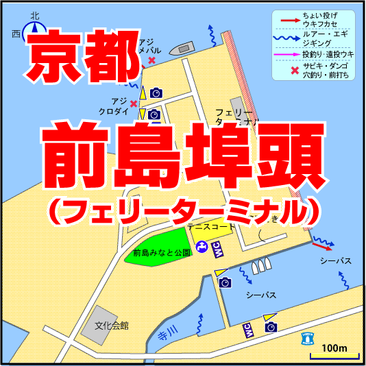前島埠頭 まえじまふとう 京都府舞鶴市 釣り場サイトfish Maps